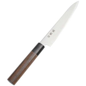 河村刃物 河村刃物 堺菊守 和式 ぺティナイフ 両刃 紫檀柄 15cm