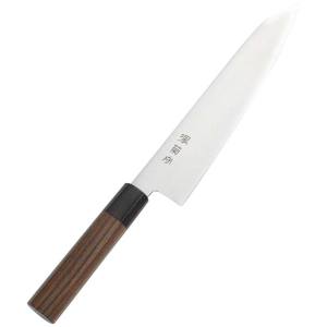 河村刃物 河村刃物 堺菊守 モリブデン鋼 和式 紫檀柄 切付牛刀 27cm