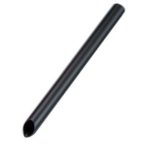 シバセ工業 SHIBASE シバセ工業 タピオカストロー 片先ストレート 裸 12×180mm 130本箱入 黒 No.646 EST5302