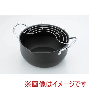 サミット工業 サミット工業 鉄なべ流 たっぷり 深型 揚げ鍋 22cm SMT-3 IH対応