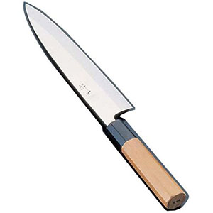 ナイフシステム ナイフシステム 酔心 イノックス 本焼 和庖丁 身卸出刃 24cm 45076 メーカー直送 代引不可 北海道沖縄離島不可