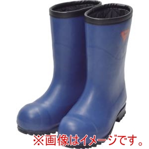 シバタ工業 SHIBATA シバタ工業 AC062-22.0 防寒安全長靴 セーフティベアー#1011白熊 ネイビー フード無し 22.0cm メーカー直送 代引不可 北海道沖縄離島不可