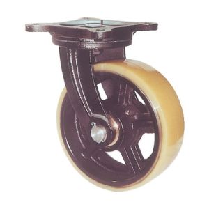 ヨドノ ヨドノ MUHA-MG200X75 鋳物重量用キャスター 許容荷重774.2 取付穴径15mm