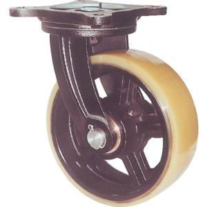 ヨドノ ヨドノ MUHA-MG250X90 鋳物重量用キャスター 許容荷重1225 取付穴径15mm メーカー直送 代引不可 沖縄離島不可