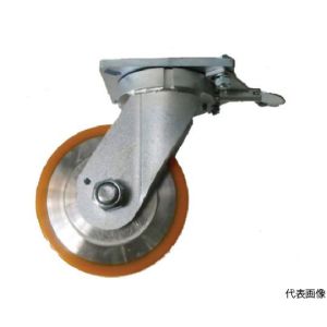 ヨドノ ヨドノ HDUJ150TL 超重量用高硬度ウレタン自在車旋回ロック付 1500kg用