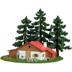プラム PLAM プラム アニテクチャー 06 1/150 スケールペーパーキット ハイジノ家 アルムノ山小屋 PP141