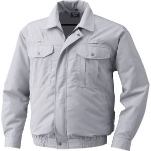 空調服 空調服 KU9054F-C06-S3 ポリエステル製フルハーネス仕様空調服 ウエアのみ シルバー L