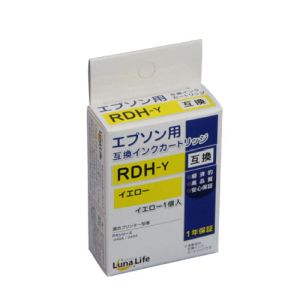 ルナライフ Luna Life ルナライフ エプソン用 互換インクカートリッジ RDH-Y イエロー LNEPRDH-Y