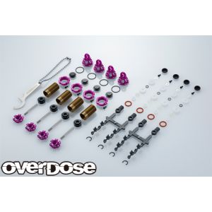 ウエルド Weld ウエルド OD3441 ハイグレードショックセット Spec.3 全長調整式 4セット パープル