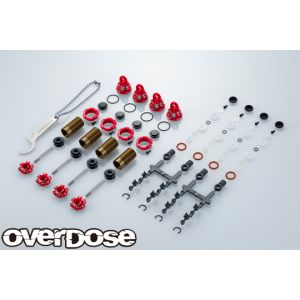 ウエルド Weld ウエルド OD3442 ハイグレードショックセット Spec.3 全長調整式 レッド