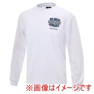 ブラックナイト Black knight ブラックナイト T-5201U ユニ ドライロングTシャツ ホワイト XL