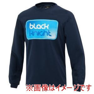 ブラックナイト Black knight ブラックナイト T-5203U ユニ ドライロングTシャツ ネイビー XS