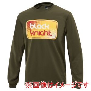 ブラックナイト Black knight ブラックナイト T-5203U ユニ ドライロングTシャツ ダークグリーン XS