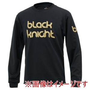 ブラックナイト Black knight ブラックナイト T-5205U ユニ ドライロングTシャツ ブラックゴールド XL