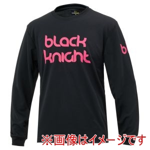 ブラックナイト Black knight ブラックナイト T-5205U ユニ ドライロングTシャツ ブラックピンク XS