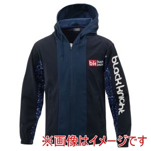 ブラックナイト Black knight ブラックナイト T-5460U フルジップパーカー ネイビー L
