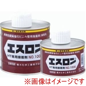 積水化学工業 セキスイ セキスイ HTボンド 塩ビ接着剤 No.100S HT用 色:透明 500G メーカー直送 代引不可 北海道沖縄離島不可