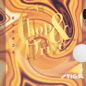 スティガ STIGA スティガ  チョップ&ドライブ ブラック 中厚 982018 卓球 微粘着裏ソフトラバー STIGA