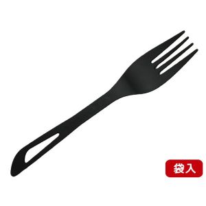パックスタイル パックスタイル エコカトラリー CPLAフォーク165 黒 単袋入 1ケース(1000) 00624039 メーカー直送 法人限定 代引不可 北海道沖縄離島不可