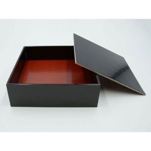 パックスタイル パックスタイル 重箱 黒内朱 貼箱 4.5寸【weeco】 1ケース(90) 00654709 メーカー直送 法人限定 代引不可 北海道沖縄離島不可