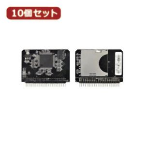 変換名人 変換名人 SDHC-M44A/2X10 SD→IDE変換アダプタ SDHC→IDE44pinオス