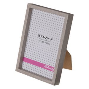 エツミ エツミ フォトフレーム 5個セット Shelf シェルフ 棚 ポストカードサイズ 4×6in PS グレー VE-5590X5