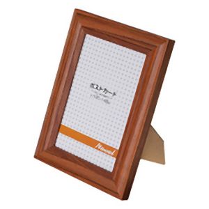 エツミ エツミ フォトフレーム 5個セット Novel ノベル 小説 ポストカードサイズ 4×6in PS ブラウン VE-5580X5