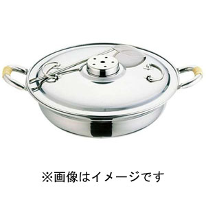 神子島製作所 kagoshima 神子島製作所 桃印 18-0 しゃぶしゃぶ鍋 共柄 アク取り付