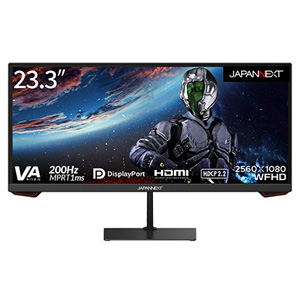 ジャパンネクスト JAPANNEXT JAPANNEXT JN-VG233WFHD200 液晶 ゲーミング モニター 23.3インチ