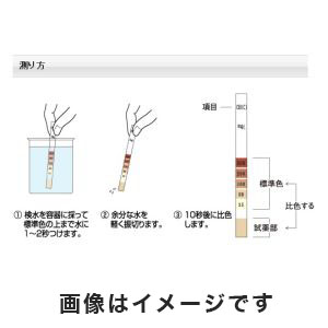共立理化学研究所 共立理化学研究所 WAP-ClO-C 次亜塩素酸試験紙 高濃度用 50枚入