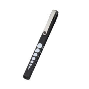 アズワン AS ONE アズワン 7-7843-01 ポケットから落ちにくいナビスプッシュライト ソフトLED ロング ブラック/ホワイト