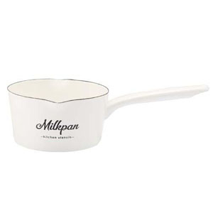 豊琺瑯 豊琺瑯 リリーホワイト ホーロー ミルクパン 15cm Milkpan LW-203