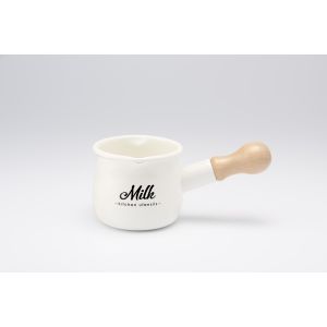 豊琺瑯 豊琺瑯 リリーホワイト ホーロー プチミルクパン Milk LW-204