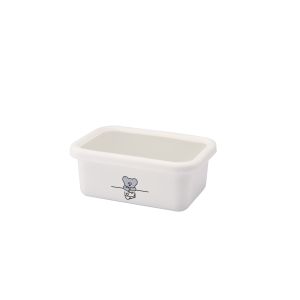 豊琺瑯 豊琺瑯 ねずみのANDY ホーロー レクタングルストッカー M AMJ-2316