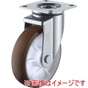 ユーエイキャスター YUEI ユーエイキャスター SUS-BRUJ2-150 プレート式 自在 ステンレスキャスター 車輪径150mm Jタイプ SUS-J2型 取付寸法80×80 75×75