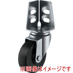 ユーエイキャスター YUEI ユーエイキャスター SA-75RHE アングル 自在 キャスター 導電ゴム 車輪径75mm Sタイプ SA型 取付寸法20×21,16