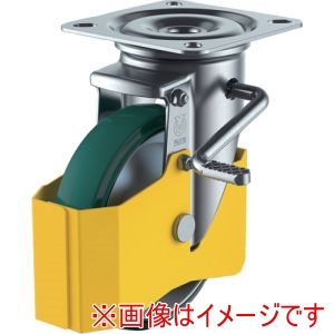 ユーエイキャスター YUEI ユーエイキャスター PMS-150UWBLBRINJ-IPCY プレート式 自在 150mm PMタイプ PMS-LB型IPC 取付寸法94×94 87×87