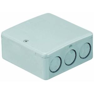 未来工業 ミライ 未来工業 PVK-AFN1 PVKボックス Fタイプ 浅型 ノック付 グレー 1個