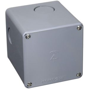 未来工業 ミライ 未来工業 PVP-1010N プールボックス 正方形 ノック付き 100×100×100 グレー