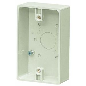 未来工業 ミライ 未来工業 PVR16-0M 露出スイッチボックス ハブ無 ミルキーホワイト 1個