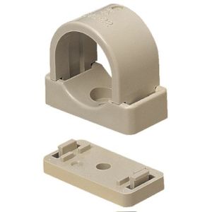 未来工業 ミライ 未来工業 SVE-42J20 VE台付サドル 適合VE管42 ベージュ 20個 SVE-42J