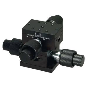 中央精機 中央精機 LD-612WS DT X Y軸ステージ 40×60 粗微動両ハンドル メーカー直送 代引不可 北海道沖縄離島不可