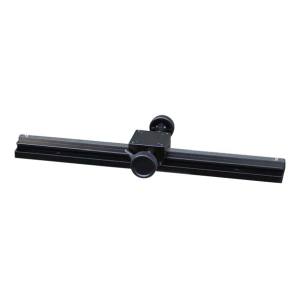 中央精機 中央精機 LS-414WL3 長作動ステージ レール長300mm 両ハンドル メーカー直送 代引不可 北海道沖縄離島不可