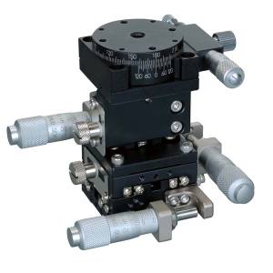 中央精機 中央精機 TR-4047-SR1 ハイグレードアルミXYZ回転ステージ φ40 メーカー直送 代引不可 北海道沖縄離島不可
