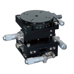 中央精機 中央精機 TR-7047-SR1 ハイグレードアルミXYZ回転ステージ φ70 メーカー直送 代引不可 北海道沖縄離島不可