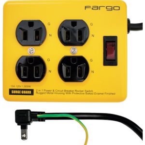 Fargo Fargo PT400YE スチールタップ AC4個口 イエロー