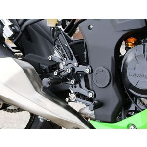 ベビーフェイス BabyFace ベビーフェイス 002-K027SV バックステップキット SLV Ninja250SL 15-16