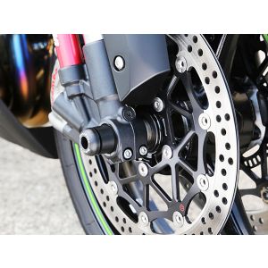 ベビーフェイス BabyFace ベビーフェイス 006-AK015F アクスルプロテクター フロント ZX-10R 16-21/Ninja H2SX 18-