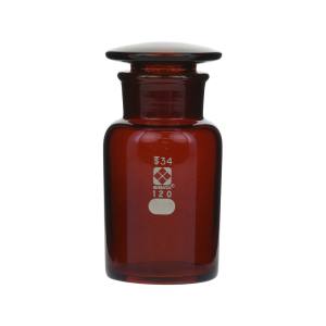 柴田科学 SIBATA 柴田科学 017080-120A 試薬びん 広口 茶褐色 120mL メーカー直送 代引不可 北海道沖縄離島不可