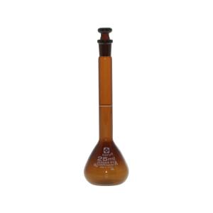 柴田科学 SIBATA 柴田科学 026100-25 メスフラスコ 茶 カスタムA 25mL